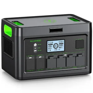 2400W Portable Power Station, 1843Wh LiFePO4 Solar Generator UPS Home Battery Backup Power w/4 2400W AC Outlets,2, Custom