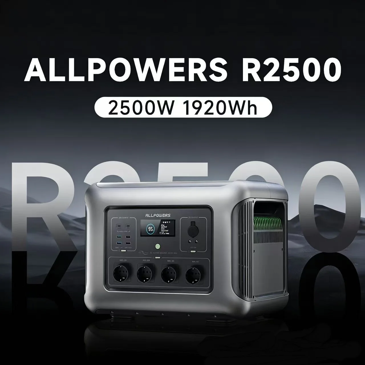 ALLPOWERS R2500 Portable Power Station 1920Wh LiFePO4 Battery 2500W Emergency Household Outdoor Power Supply for RV Travel - Image 3